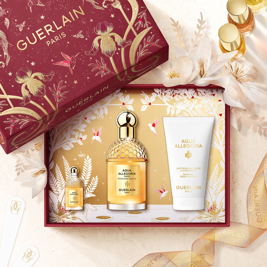 aqua allegoria ⋅ mandarine basilic forte – eau de parfum set de regalo ⋅ guerlain