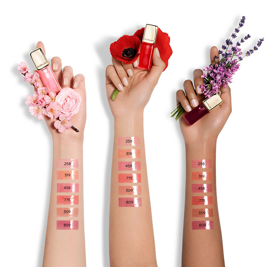 aceite kisskiss bee glow ⋅ aceite labial con tinte de miel 92 de origen natural ⋅ guerlain